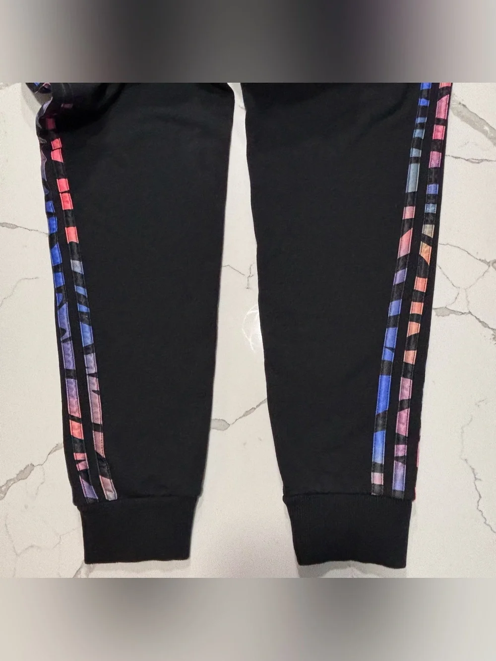 adidas black joggers